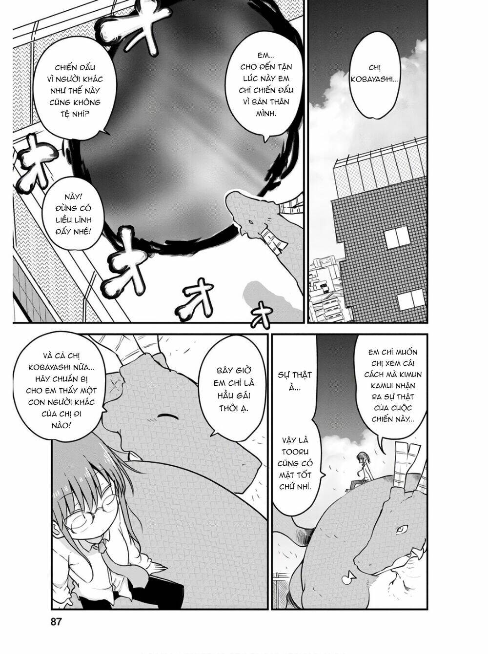 cuộc sống trả ơn của nàng rồng tohru! chapter 74: \"kanna và saikawa\" - Next chapter 75: \"kanna và trò chơi khăm\"